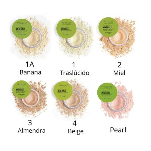 Polvo suelto mineral Cosméticos Raquel